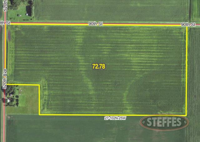 Tract 3 – 72.78± Tillable Acres